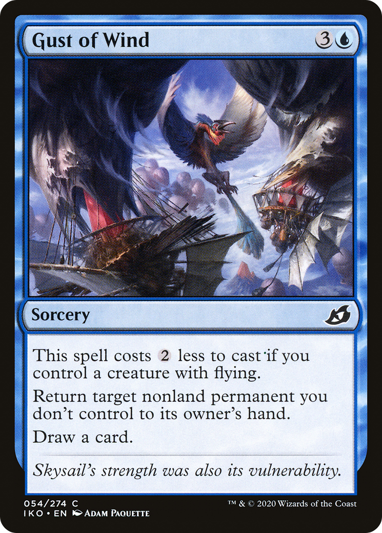 Gust of Wind (54) [Ikoria: Lair of Behemoths] foil - Deck Out Gaming