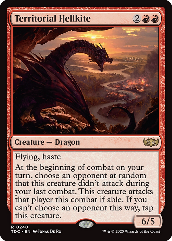 Territorial Hellkite (240) [Commander: Tarkir: Dragonstorm] - Deck Out Gaming