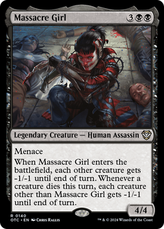 Massacre Girl (140) [Outlaws of Thunder Junction Commander] - Deck Out Gaming