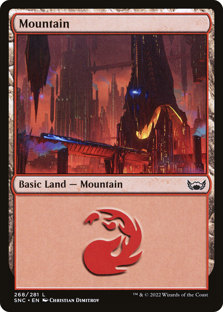 Mountain (268) (268) [Streets of New Capenna] foil - Deck Out Gaming
