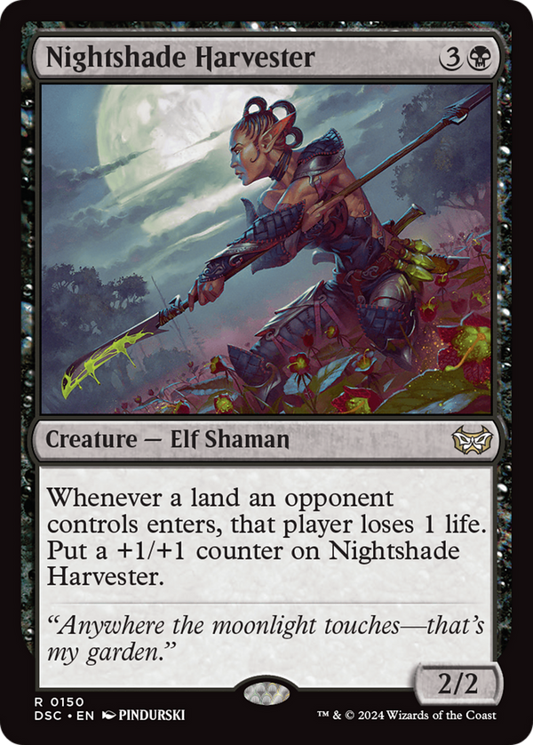 Nightshade Harvester (150) [Duskmourn: House of Horror Commander] - Deck Out Gaming