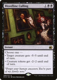 Bloodline Culling (89) [Innistrad: Midnight Hunt] foil - Deck Out Gaming
