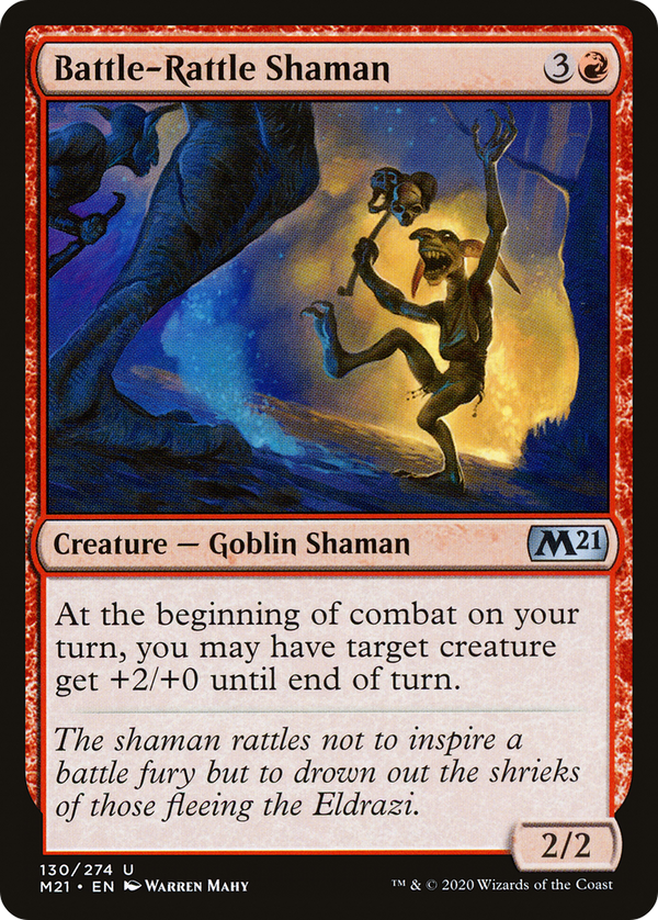 Battle-Rattle Shaman (130) [Core Set 2021] foil - Deck Out Gaming