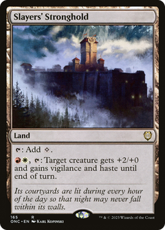 Slayers' Stronghold (165) [Phyrexia: All Will Be One Commander] - Deck Out Gaming