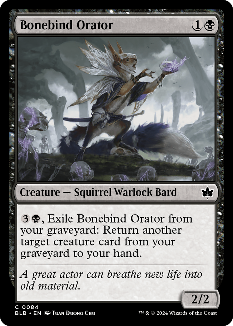 Bonebind Orator (84) [Bloomburrow] - Deck Out Gaming