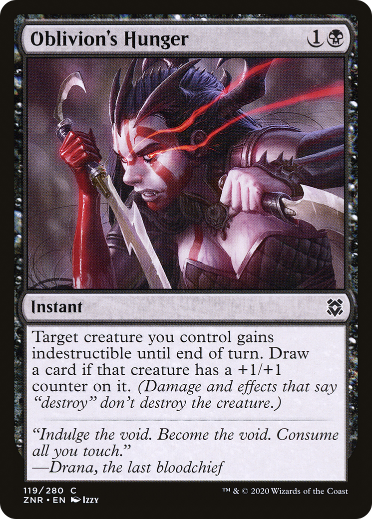 Oblivion's Hunger (119) [Zendikar Rising] foil - Deck Out Gaming