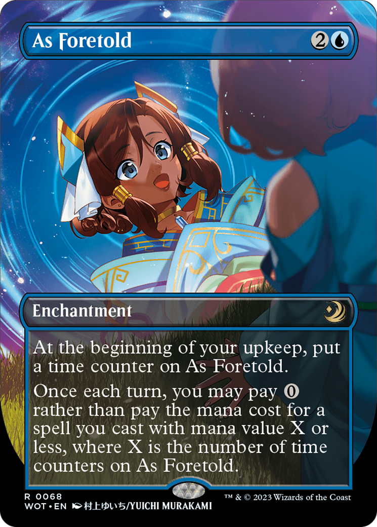 As Foretold (Anime Borderless) (68) [Wilds of Eldraine: Enchanting Tales] foil - Deck Out Gaming