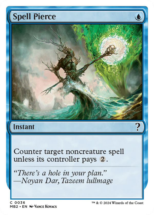 Spell Pierce (White Border) (36) [Mystery Booster 2] - Deck Out Gaming
