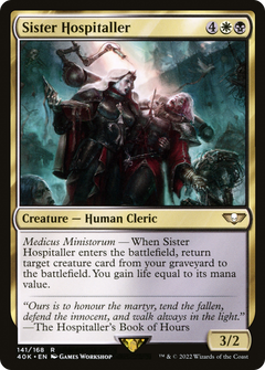 Sister Hospitaller (141) [Universes Beyond: Warhammer 40,000] - Deck Out Gaming