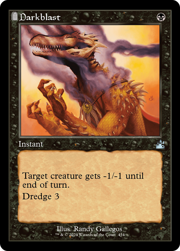 Darkblast (Retro Frame) (454) [Ravnica Remastered] - Deck Out Gaming