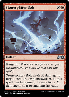Stonesplitter Bolt (151) [Wilds of Eldraine] foil - Deck Out Gaming