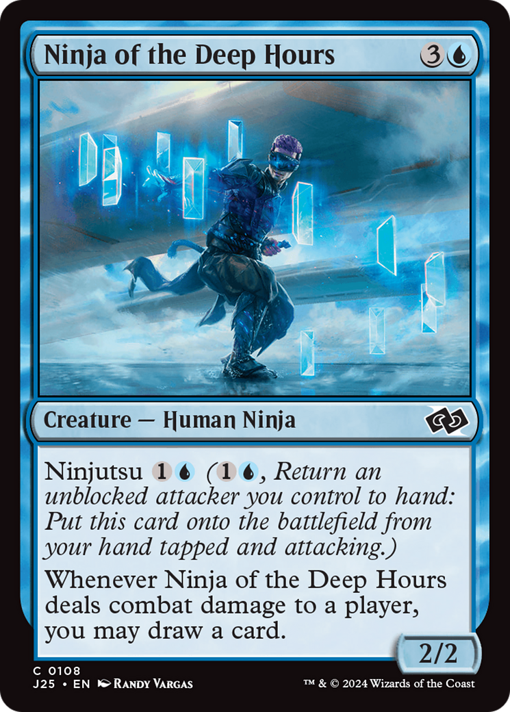 Ninja of the Deep Hours (108) [Foundations Jumpstart] - Deck Out Gaming