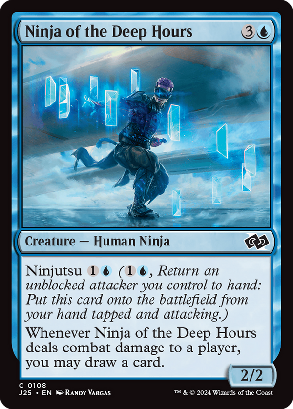 Ninja of the Deep Hours (108) [Foundations Jumpstart] - Deck Out Gaming