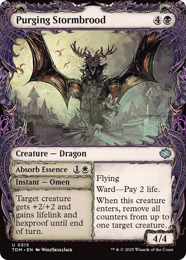Purging Stormbrood (Showcase) (315) [Tarkir: Dragonstorm] - Deck Out Gaming