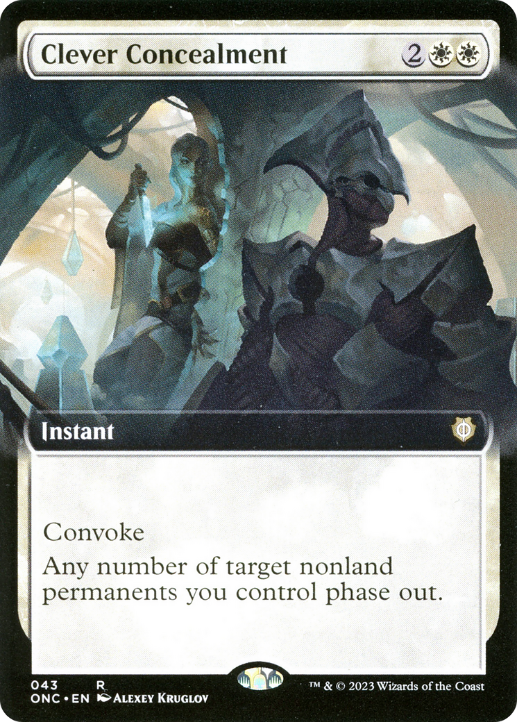 Clever Concealment (Extended Art) (43) [Phyrexia: All Will Be One Commander] - Deck Out Gaming