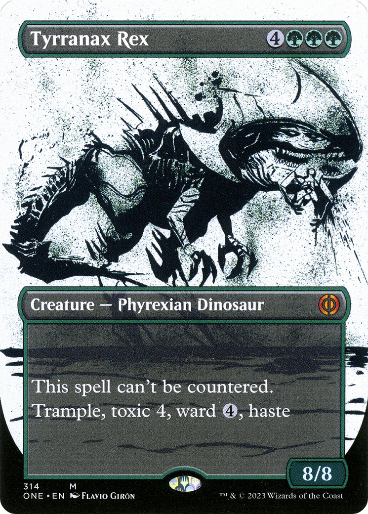 Tyrranax Rex (Showcase) (314) [Phyrexia: All Will Be One] foil - Deck Out Gaming