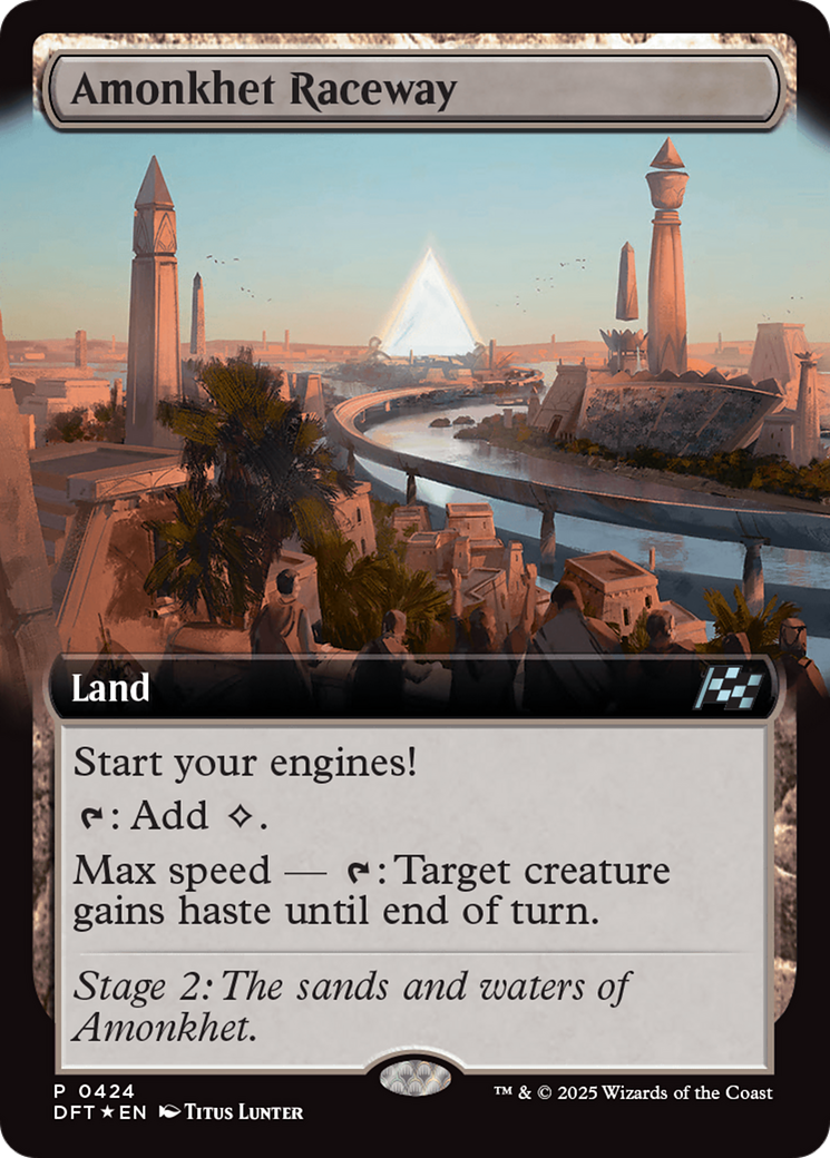 Amonkhet Raceway (Extended Art) (424) [Aetherdrift] foil - Deck Out Gaming