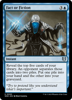 Fact or Fiction (90) [Wilds of Eldraine Commander] - Deck Out Gaming