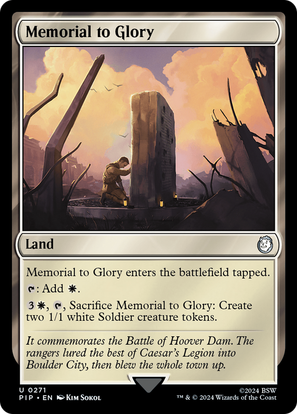 Memorial to Glory (271) [Fallout] foil - Deck Out Gaming