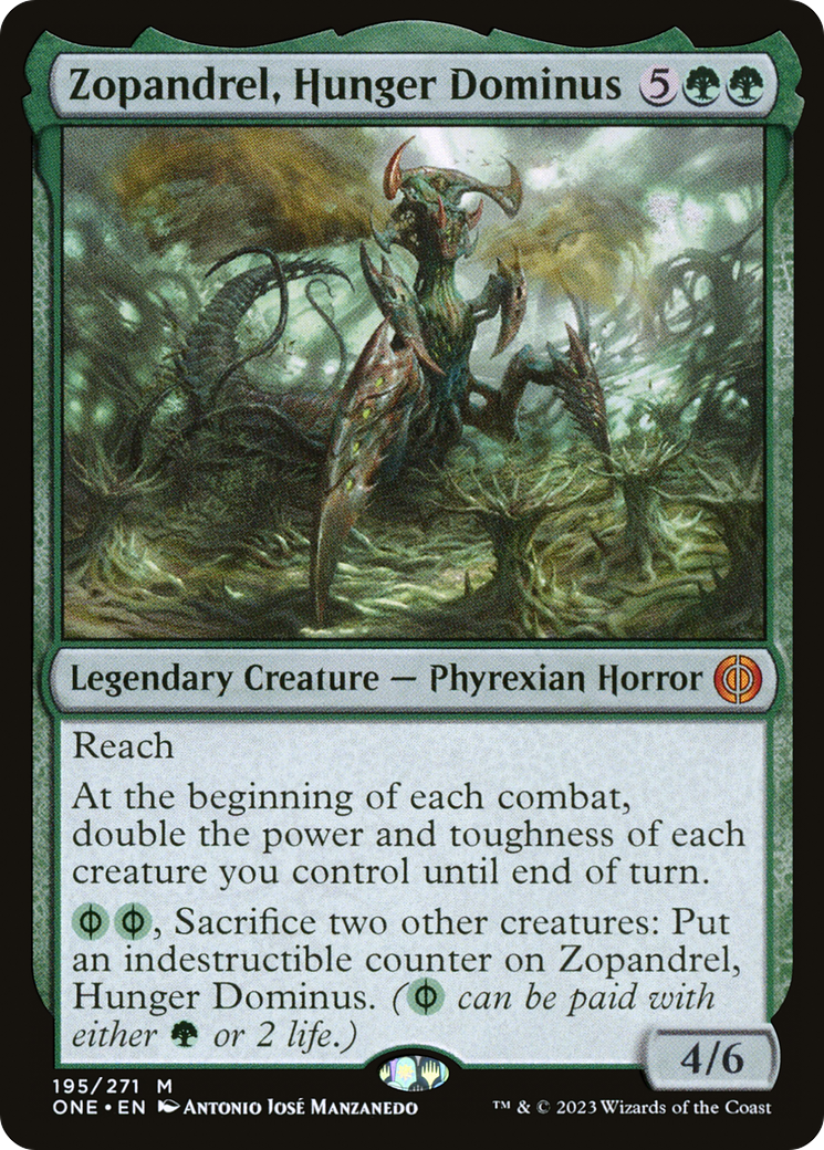 Zopandrel, Hunger Dominus (195) [Phyrexia: All Will Be One] - Deck Out Gaming