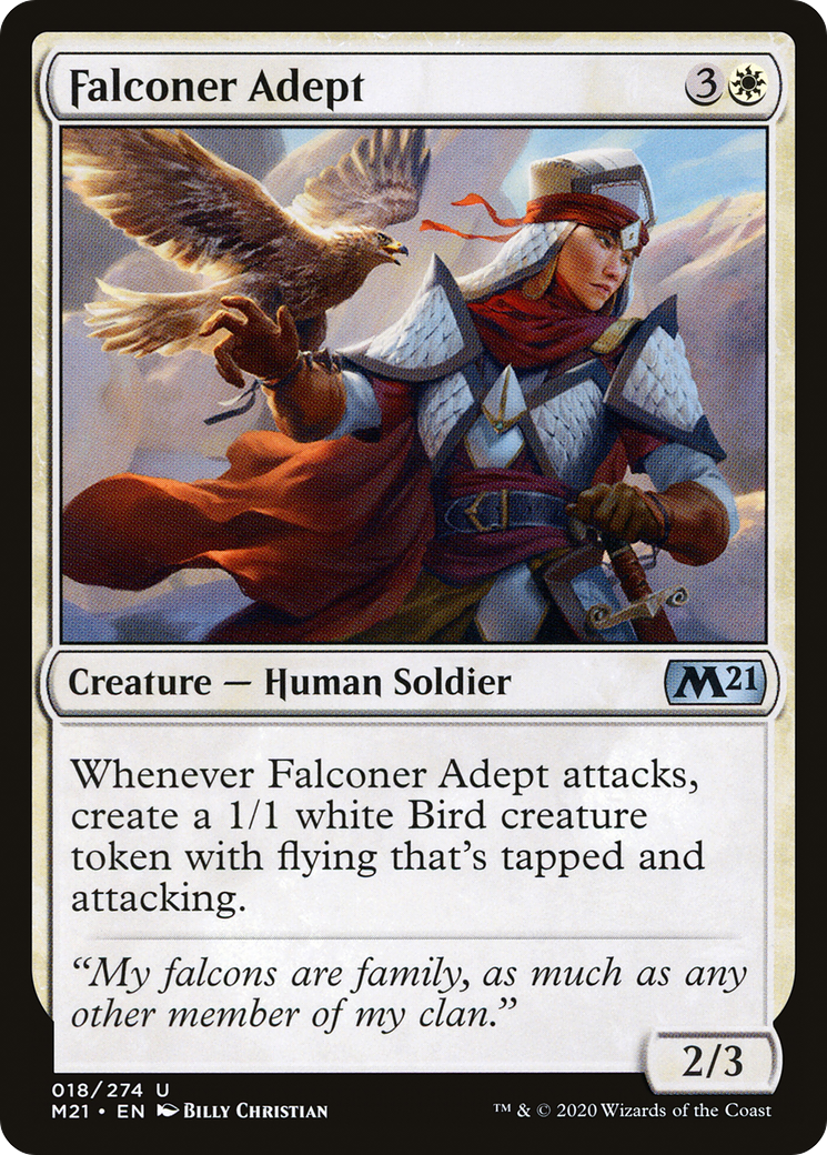 Falconer Adept (18) [Core Set 2021] foil - Deck Out Gaming
