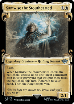 Samwise the Stouthearted (Showcase Scrolls) (479) [The Lord of the Rings: Tales of Middle-earth] foil - Deck Out Gaming