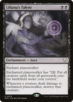 Liliana's Talent (76) [March of the Machine Commander] - Deck Out Gaming