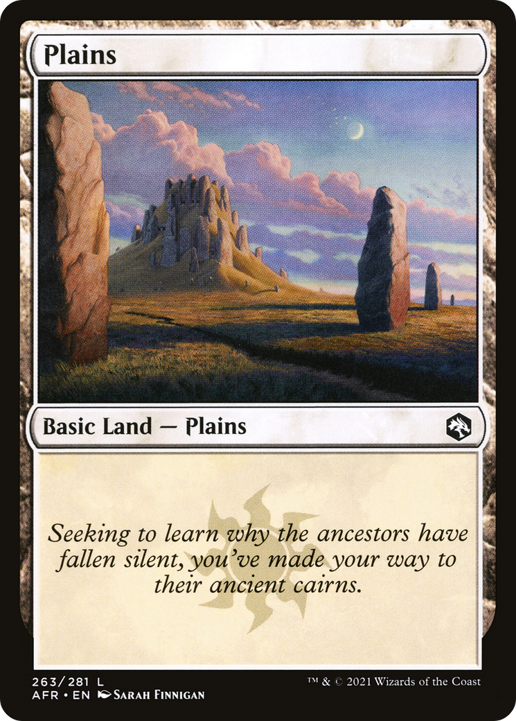 Plains (263) [Adventures in the Forgotten Realms] foil - Deck Out Gaming