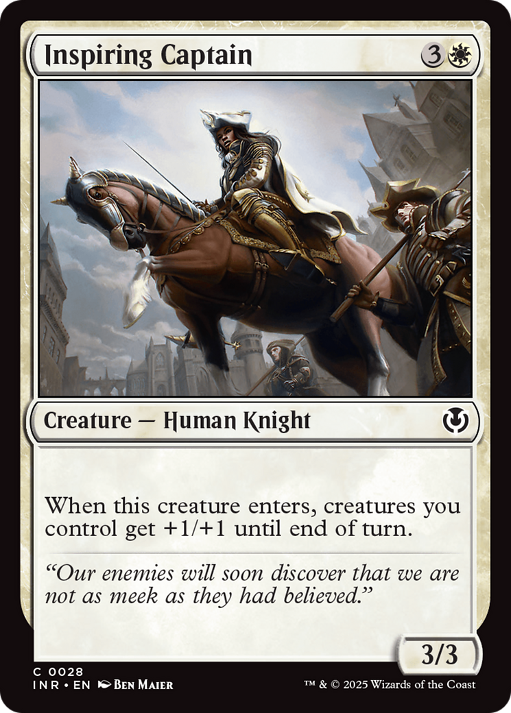 Inspiring Captain (28) [Innistrad Remastered] foil - Deck Out Gaming