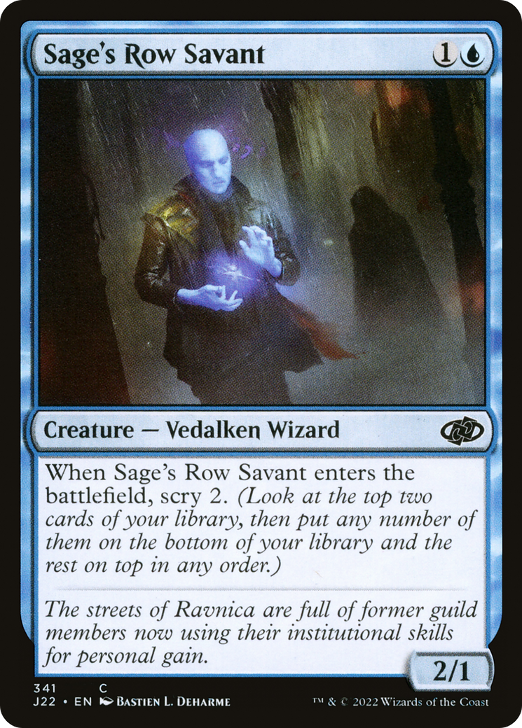 Sage's Row Savant (341) [Jumpstart 2022] - Deck Out Gaming