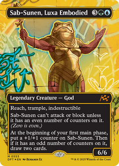 Sab-Sunen, Luxa Embodied (Borderless) (First-Place Foil) (553) [Aetherdrift] foil - Deck Out Gaming