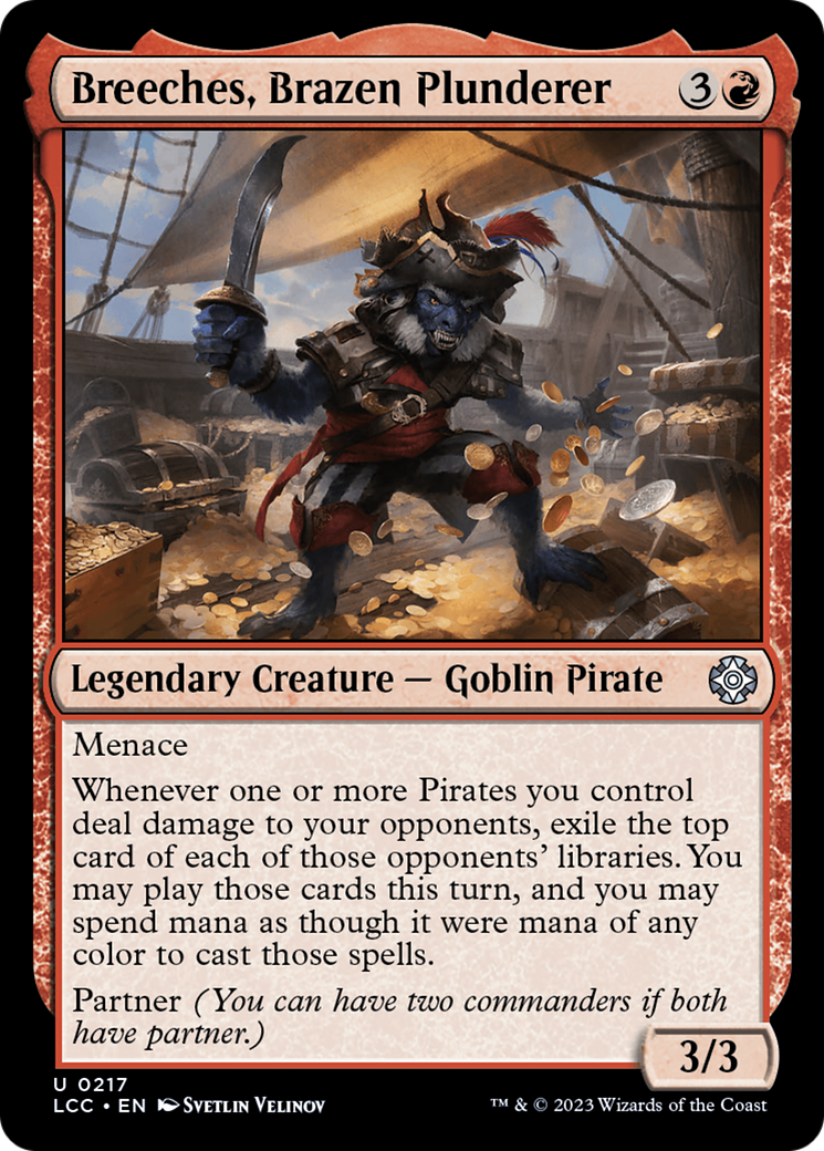 Breeches, Brazen Plunderer (217) [The Lost Caverns of Ixalan Commander] - Deck Out Gaming
