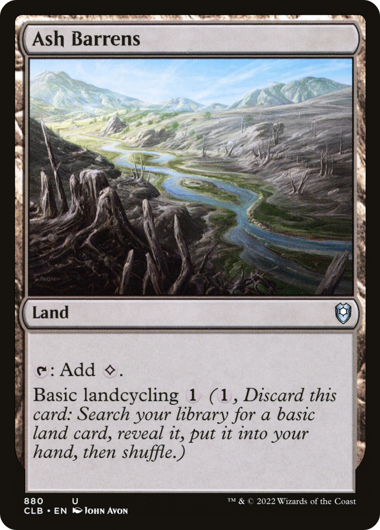 Ash Barrens (880) [Commander Legends: Battle for Baldur's Gate] - Deck Out Gaming
