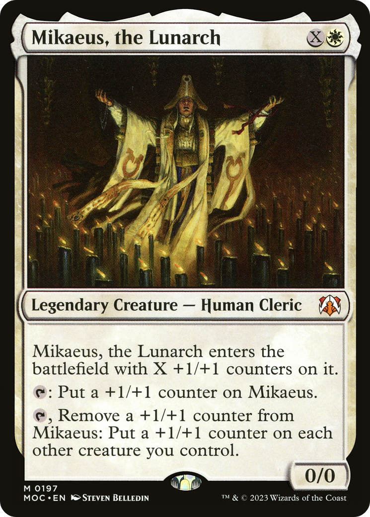Mikaeus, the Lunarch (197) [March of the Machine Commander] - Deck Out Gaming