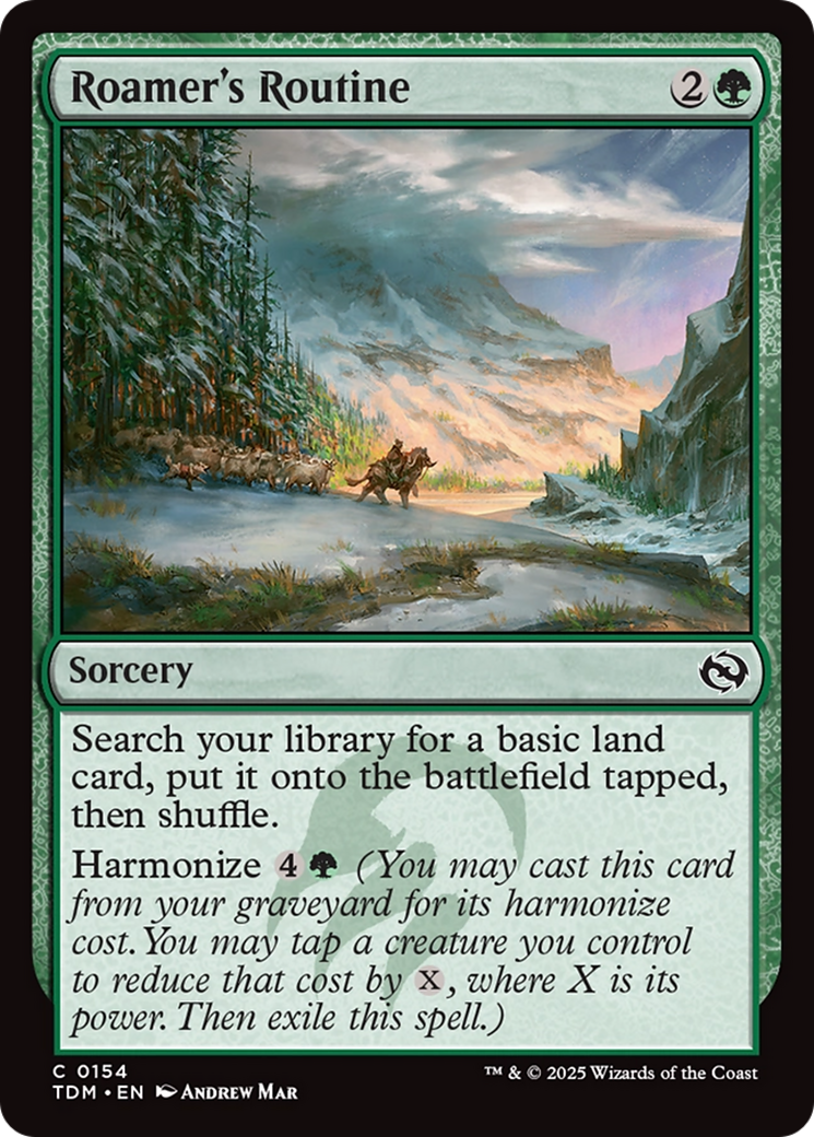 Roamer's Routine (154) [Tarkir: Dragonstorm] foil - Deck Out Gaming