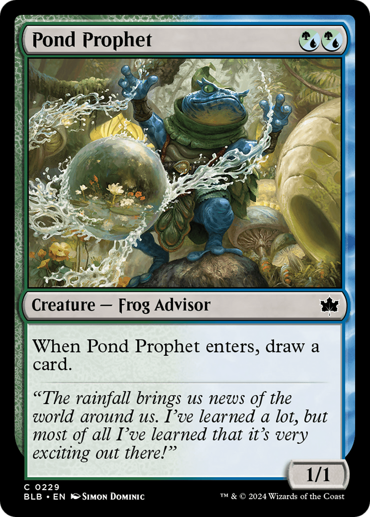 Pond Prophet (229) [Bloomburrow] foil - Deck Out Gaming
