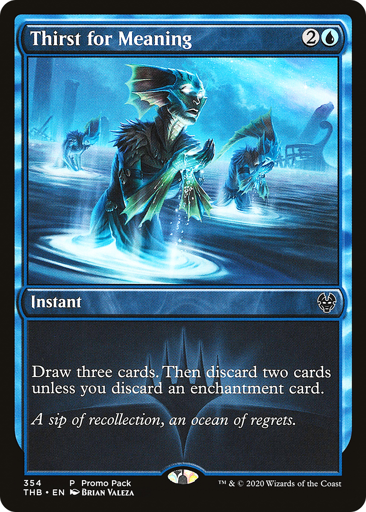 Thirst for Meaning (354) [Promo Pack: Theros Beyond Death] - Deck Out Gaming