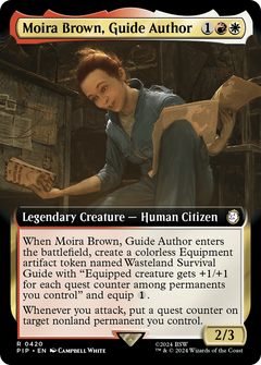 Moira Brown, Guide Author (Extended Art) (420) [Fallout] foil - Deck Out Gaming