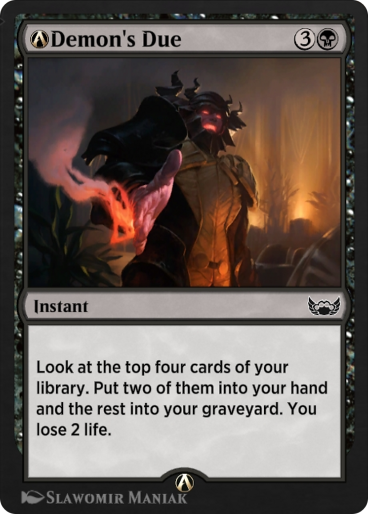 A-Demon's Due (A-75) [Streets of New Capenna] - Deck Out Gaming