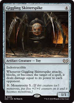 Giggling Skitterspike (39) [Duskmourn: House of Horror Commander] - Deck Out Gaming