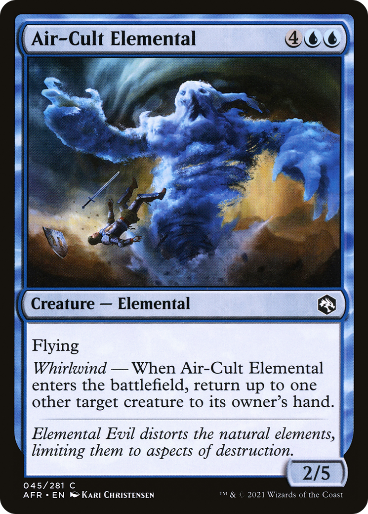 Air-Cult Elemental (45) [Adventures in the Forgotten Realms] foil - Deck Out Gaming