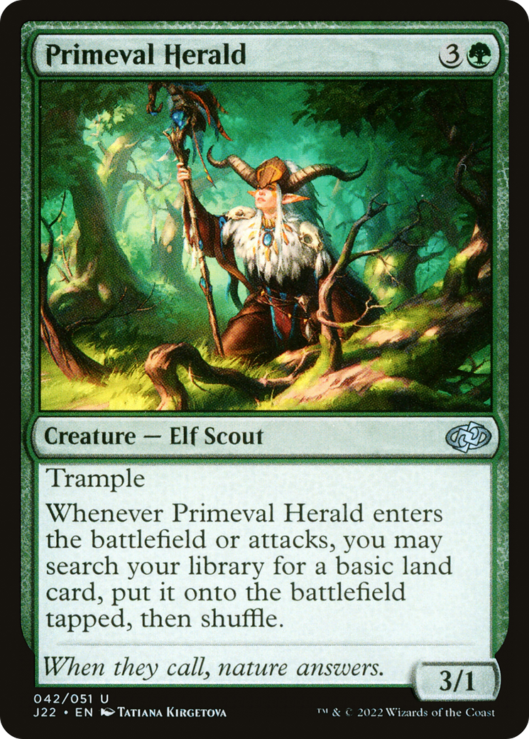 Primeval Herald (42) [Jumpstart 2022] - Deck Out Gaming