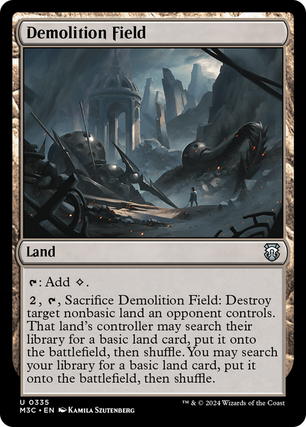 Demolition Field (335) [Modern Horizons 3 Commander] - Deck Out Gaming