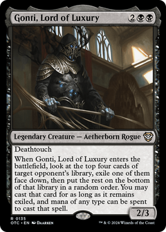 Gonti, Lord of Luxury (135) [Outlaws of Thunder Junction Commander] - Deck Out Gaming