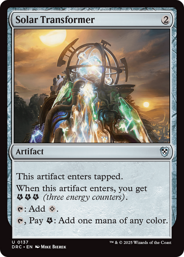 Solar Transformer (137) [Commander: Aetherdrift] - Deck Out Gaming