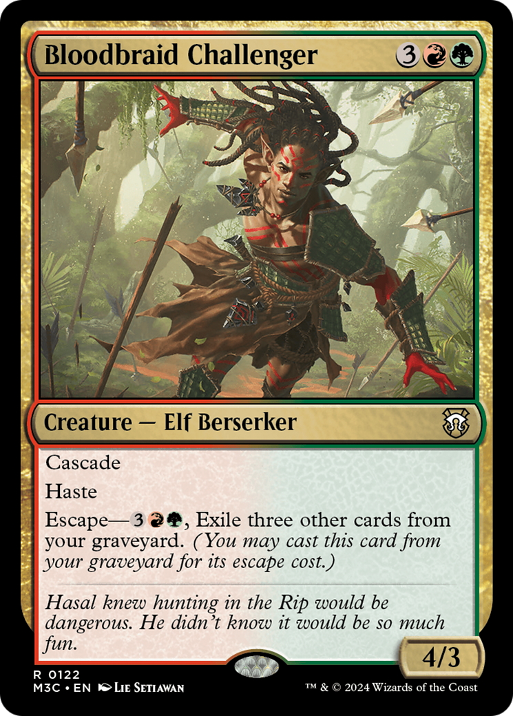 Bloodbraid Challenger (122) [Modern Horizons 3 Commander] - Deck Out Gaming