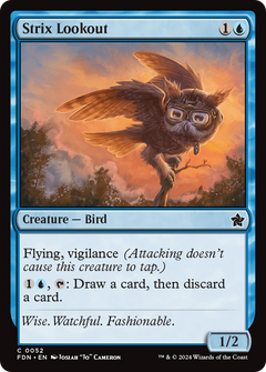 Strix Lookout (52) [Foundations] foil - Deck Out Gaming