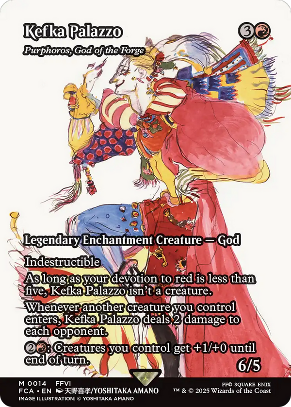 Kefka Palazzo - Purphoros, God of the Forge (Showcase) (14) [FINAL FANTASY: Through the Ages] - Deck Out Gaming