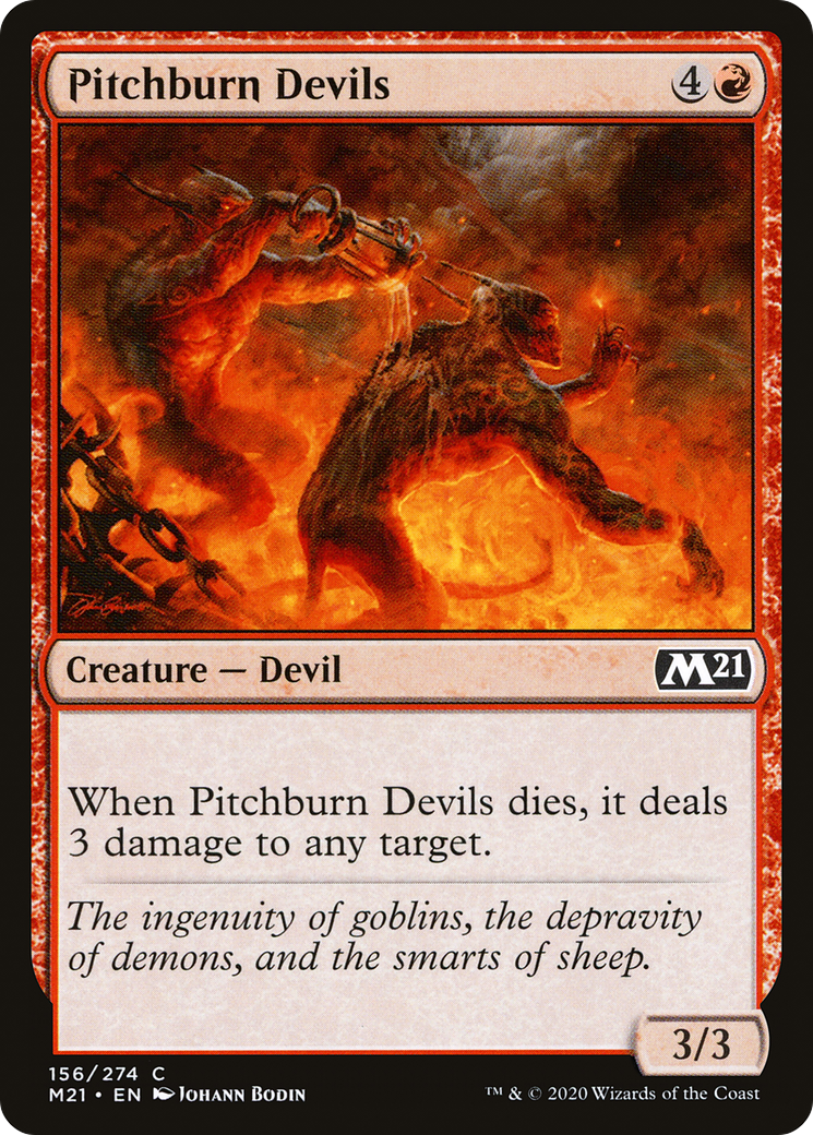 Pitchburn Devils (156) [Core Set 2021] foil - Deck Out Gaming