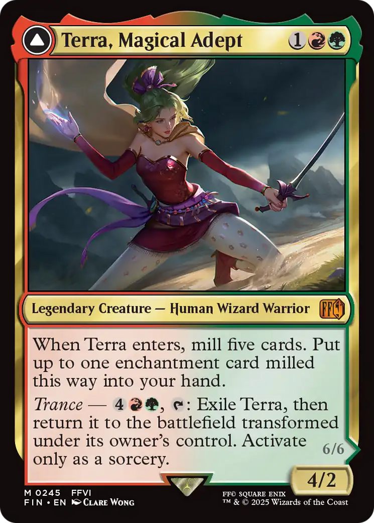 Terra, Magical Adept // Esper Terra (245) [FINAL FANTASY] foil - Deck Out Gaming